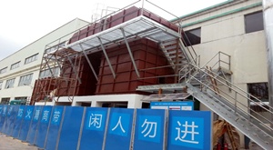 惠州環(huán)發(fā)RTO爐陶瓷纖維爐襯保溫項目