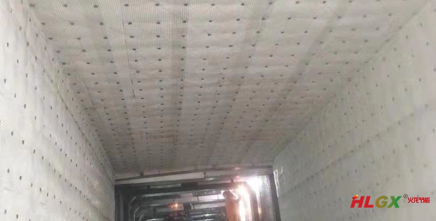 內蒙碳素焙燒隧道窯保溫工程